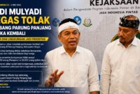 Dedi Mulyadi menegaskan sikap tegas Pemprov Jawa Barat untuk tidak membuka kembali aktivitas tambang di Parung Panjang, Bogor Regency. Keputusan ini disebut sebagai langkah mengutamakan keselamatan warga, mengurangi dampak polusi, kemacetan, serta risiko kecelakaan akibat lalu lalang truk tambang.