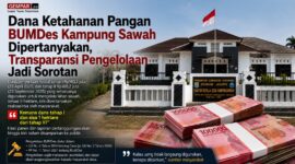 Dana ketahanan pangan BUMDes di Desa Kampung Sawah jadi sorotan. Warga mempertanyakan transparansi realisasi lahan, hasil panen, dan laporan penggunaan anggaran.