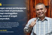 Ilstrasi:  Pembangunan yang baik bukan hanya menghadirkan kota yang rapi dan modern, tetapi juga memastikan rakyat kecil tetap memiliki ruang untuk hidup dan bertahan.