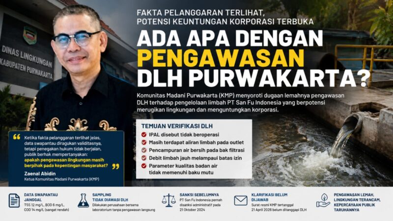 KMP menilai lemahnya penegakan hukum lingkungan dapat menimbulkan potensi keuntungan ekonomi bagi korporasi sekaligus mengancam kepercayaan publik terhadap integritas pengawasan pemerintah.