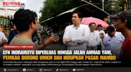 CFN Indramayu resmi diperluas hingga Jalan Ahmad Yani. Pemkab Indramayu dorong pertumbuhan UMKM sekaligus hidupkan kembali kawasan Pasar Mambo sebagai pusat keramaian dan kuliner rakyat.