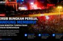 Ribuan Bobotoh tumpah ruah memadati jalanan Kota Bandung merayakan kemenangan Persib Bandung atas Persija Jakarta dalam laga penuh gengsi.