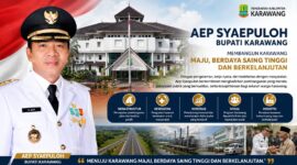 Dengan semangat pelayanan dan pembangunan berkelanjutan, Aep Syaepuloh terus mendorong kemajuan Karawang melalui penguatan infrastruktur, pelayanan kesehatan, investasi, serta program sosial masyarakat.
Kepemimpinan yang dekat dengan rakyat menjadi bagian dari visi besar menuju Karawang yang maju, berdaya saing tinggi, dan berkelanjutan.