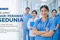 Selamat Hari Perawat Sedunia 12 Mei 2026.
Terima kasih atas dedikasi, kepedulian, dan pengabdian tanpa batas bagi kemanusiaan. 