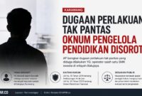 Dugaan perlakuan tak pantas yang menyeret oknum pengelola pendidikan di Karawang menjadi sorotan publik. Kasus ini memunculkan pertanyaan tentang etika, tanggung jawab moral, dan perlindungan anak di lingkungan pendidikan.