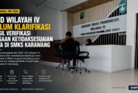 KCD Wilayah IV belum memberikan klarifikasi resmi terkait hasil verifikasi dugaan ketidaksesuaian data siswa dan tenaga pendidik di salah satu SMK swasta di Kabupaten Karawang. Ilustrasi foto/GEMPAR.co