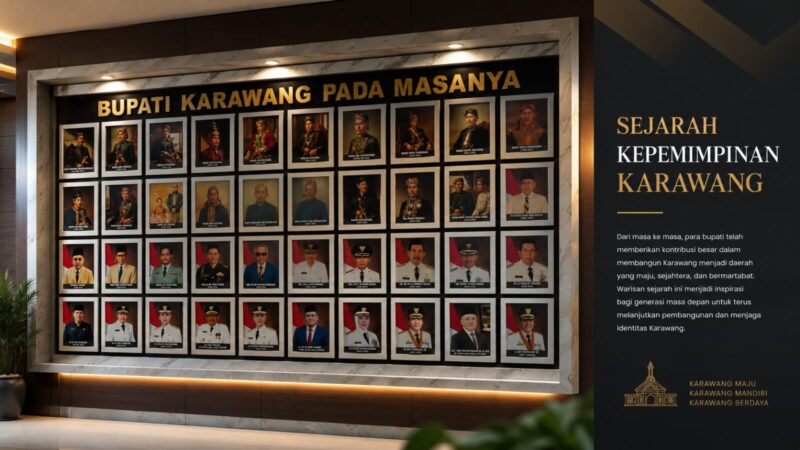 Jejak kepemimpinan para Bupati Karawang menjadi bagian penting dalam perjalanan sejarah daerah, dari masa perjuangan hingga era modern. Setiap pemimpin telah memberikan pengabdian terbaik demi kemajuan, kesejahteraan, dan martabat masyarakat Karawang.
