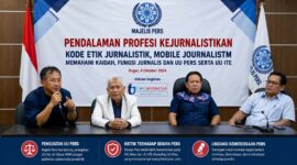 Majelis Pers dan FWJ Indonesia soroti melemahnya fungsi UU Pers serta dorong perlindungan kemerdekaan jurnalistik dari intimidasi dan kriminalisasi.