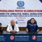 Majelis Pers dan FWJ Indonesia soroti melemahnya fungsi UU Pers serta dorong perlindungan kemerdekaan jurnalistik dari intimidasi dan kriminalisasi.
