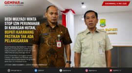 Bupati Karawang Aep Syaepuloh memastikan tidak ada pelanggaran pembangunan perumahan maupun wisata di kawasan hutan konservasi dan lahan Perhutani. Pernyataan itu disampaikan menanggapi instruksi Gubernur Jawa Barat, Dedi Mulyadi, terkait penghentian penerbitan izin di kawasan hutan.