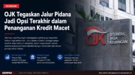 OJK menegaskan jalur pidana bukan langkah utama dalam penyelesaian kredit macet perbankan. Selama keputusan bisnis dilakukan dengan itikad baik, sesuai prinsip kehati-hatian dan tata kelola yang benar, kredit bermasalah dinilai sebagai risiko bisnis, bukan tindak pidana.