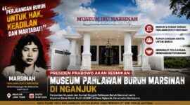 Perjuangan buruh tidak pernah padam.
Museum Pahlawan Buruh Marsinah di Nganjuk menjadi simbol keberanian, keadilan, dan penghormatan atas perjuangan kaum pekerja Indonesia.