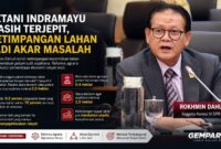 Rokhmin Dahuri soroti ketimpangan lahan di Indramayu yang dinilai membuat petani sulit sejahtera. Reforma agraria diminta dijalankan lebih serius.
