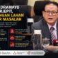 Rokhmin Dahuri soroti ketimpangan lahan di Indramayu yang dinilai membuat petani sulit sejahtera. Reforma agraria diminta dijalankan lebih serius.