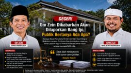 Geger politik Purwakarta memanas. Om Zein dikabarkan akan dilaporkan Bang Ijo terkait dugaan kerugian hingga Rp35 miliar. Publik kini menunggu klarifikasi resmi dari kedua pihak.