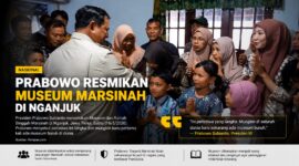 Prabowo Resmikan Museum Marsinah di Nganjuk, Tegaskan Perjuangan Buruh Harus Dihormati dan Dikenang.