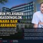 Pemerhati kebijakan publik Jiji Makriji menegaskan, rumah sakit daerah merupakan wajah pelayanan pemerintah yang harus mengedepankan profesionalisme, empati, dan komunikasi humanis kepada masyarakat.