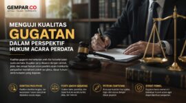 Kualitas sebuah gugatan tidak hanya diukur dari kerasnya tuduhan, tetapi dari ketepatan menyusun dasar hukum, kejelasan tuntutan, serta kecermatan memenuhi hukum acara perdata. Dalam praktik peradilan, kesalahan formil dapat membuat perkara gugur bahkan sebelum pokok sengketa diperiksa.