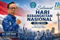 Ketua BMPS Kabupaten Karawang, Drs. Asep Ishak, mengajak seluruh elemen masyarakat untuk bersama-sama “Jaga Tunas Bangsa Demi Kedaulatan Negara” pada momentum Hari Kebangkitan Nasional 2026.