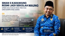 SMAN 5 Karawang resmi menjadi bagian dari program Sekolah Maung Jawa Barat 2026. Sistem penerimaan siswa baru kini mengedepankan prestasi, kompetensi akademik, serta penguatan karakter untuk mencetak generasi unggul dan berdaya saing global.
