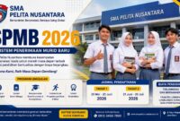 SPMB 2026 SMA Pelita Nusantara Resmi Dibuka!
Wujudkan masa depan gemilang bersama sekolah yang mengedepankan pendidikan berkualitas, karakter, dan keterampilan kerja.