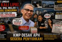 Debit limbah diduga mencapai 25 kali di atas izin, namun hasil outlet IPAL justru nyaris sempurna. KMP mendesak aparat penegak hukum segera mengusut dugaan pelanggaran lingkungan, manipulasi data operasional, hingga rekayasa dokumen di PT San Fu Indonesia. 