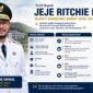 Jeje Ritchie Ismail kini mengemban amanah sebagai Bupati Bandung Barat periode 2025–2030 dengan semangat membangun daerah yang maju, sejahtera, dan berkelanjutan.