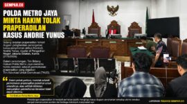 Sidang lanjutan praperadilan kasus Andrie Yunus digelar di PN Jakarta Selatan. Polda Metro Jaya meminta hakim menolak gugatan yang diajukan Tim Advokasi Untuk Demokrasi (TAUD).