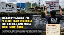 Dugaan persoalan pengelolaan IPAL PT Metro Pearl Indonesia kembali menjadi sorotan publik. KMP mendesak audit independen dan uji laboratorium pembanding untuk memastikan transparansi dan kepatuhan lingkungan.