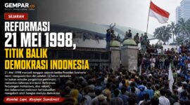 Peristiwa 21 Mei 1998 bukan sekadar pergantian kekuasaan, tetapi lahirnya harapan baru bagi demokrasi Indonesia. Dari suara mahasiswa, air mata rakyat, hingga keberanian melawan ketidakadilan, Reformasi menjadi bukti bahwa sejarah dapat berubah oleh perjuangan bersama. Menolak lupa adalah menjaga agar demokrasi tetap hidup.