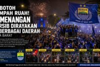 Lautan biru menyelimuti berbagai daerah di Jawa Barat. Dari Bandung, Karawang, Purwakarta hingga Tasikmalaya, ribuan Bobotoh turun ke jalan merayakan kemenangan Persib Bandung dengan penuh kebanggaan. 