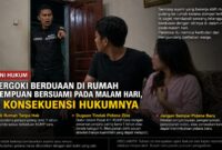 Dipergoki berduaan di rumah perempuan bersuami pada malam hari, apakah otomatis bisa dipidana?
Secara sosial mungkin memicu dugaan perselingkuhan. Namun dalam hukum pidana, semua harus dibuktikan dengan alat bukti yang sah.