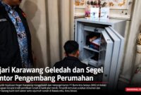 Kejari Karawang menggeledah dan menyegel kantor pengembang perumahan PT BAS di Bekasi terkait penyidikan dugaan korupsi kredit pemilikan rumah (KPR). Penyidik menyita puluhan dokumen penting dan memperluas pemeriksaan saksi dalam pengembangan perkara.