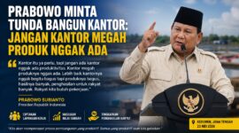 Presiden RI Prabowo Subianto menegaskan pembangunan nasional harus berorientasi pada produktivitas dan kesejahteraan rakyat.
Pemerintah diminta memprioritaskan proyek yang mampu menciptakan lapangan kerja, menghasilkan nilai tambah, dan meningkatkan penghasilan masyarakat.