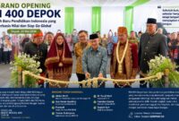 “Grand Opening BM 400 Depok menjadi simbol lahirnya wajah baru pendidikan Indonesia — modern, berkarakter, berbasis nilai, dan siap mencetak generasi unggul menuju kancah global.”
