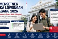 Kemensetneg RI resmi membuka program magang 2026 bagi mahasiswa dan siswa SMK aktif. Kesempatan ini menjadi peluang emas untuk menambah pengalaman kerja, memperluas wawasan birokrasi pemerintahan, sekaligus mengasah kompetensi profesional sejak dini.