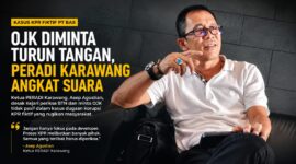 OJK diminta turun tangan dalam kasus dugaan KPR fiktif PT BAS. Ketua PERADI Karawang, Asep Agustian, mendesak aparat penegak hukum mengusut tuntas seluruh pihak yang diduga terlibat, termasuk sektor perbankan dan pengawasan pembiayaan.