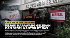 Penyidikan dugaan KPR fiktif PT Bumi Arta Sedayu terus bergulir. Setelah menyegel kantor pusat pengembang, Kejari Karawang kini memperluas pemeriksaan dengan jumlah saksi mencapai 104 orang. (Ilustrasi foto GEMPAR.CO).