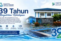 Selamat HUT ke-39 PERUMDAM Tirta Tarum Kabupaten Karawang — Terus Mengalir, Terus Melayani.