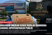 Penanganan dugaan kasus ruislag Ramayana/Ciplaz Karawang kembali menjadi perhatian publik usai penggeledahan dan pemeriksaan yang dilakukan Kejati Jawa Barat.
Ilustrasi foto: GEMPAR.CO