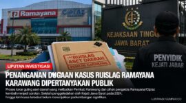Penanganan dugaan kasus ruislag Ramayana/Ciplaz Karawang kembali menjadi perhatian publik usai penggeledahan dan pemeriksaan yang dilakukan Kejati Jawa Barat.
Ilustrasi foto: GEMPAR.CO