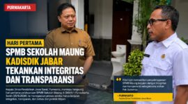 SPMB bukan sekadar proses penerimaan siswa baru, tetapi langkah awal membangun generasi unggul yang berkarakter, disiplin, dan berintegritas. Kadisdik Jabar menegaskan seleksi Sekolah Maung harus berjalan transparan, objektif, dan bebas titipan.
