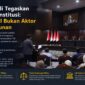 Sidang pengujian materi Pasal 47 UU TNI ini menjadi sorotan publik karena menyangkut prinsip supremasi sipil, reformasi, serta masa depan profesionalisme pertahanan Indonesia.