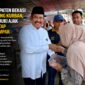 Ketua DPD Golkar Kabupaten Bekasi, H. Akhmad Marjuki, menyerahkan langsung daging kurban kepada masyarakat dalam momentum Idul Adha 1447 H/2026 M.