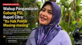 Bupati Pangandaran Citra Pitriyami menanggapi santai kabar Wakil Bupati Ino Darsono yang resmi bergabung dengan PSI usai bertemu Presiden ke-7 RI Joko Widodo di Solo. Hubungan pemerintahan disebut tetap berjalan harmonis.