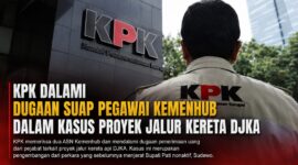 KPK terus mendalami dugaan suap dan gratifikasi dalam proyek pembangunan serta pemeliharaan jalur kereta api DJKA Kemenhub. Dua ASN Kemenhub diperiksa terkait dugaan penerimaan uang dari pihak yang berkaitan dengan proyek transportasi darat dan perkeretaapian.