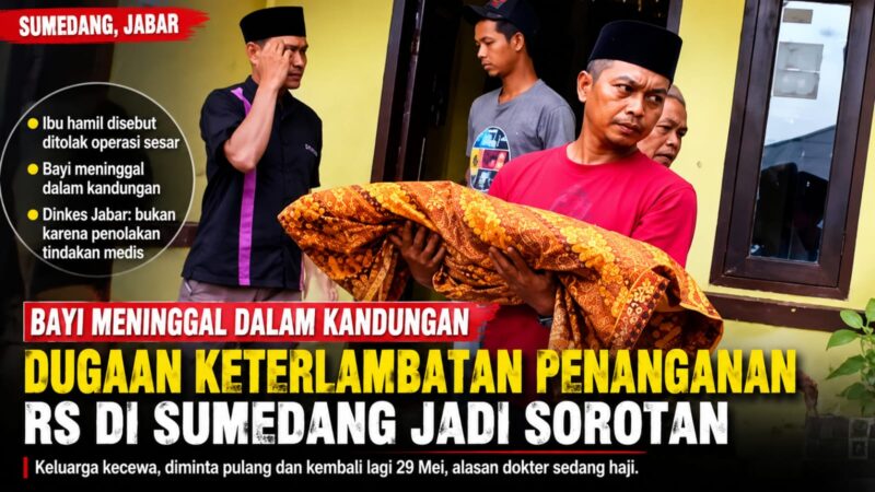 Keluarga mengaku kecewa karena pasien diminta kembali beberapa hari kemudian, sementara pihak Dinkes Jawa Barat menyebut tidak ada penolakan medis dan menyatakan persoalan terjadi akibat miskomunikasi.
