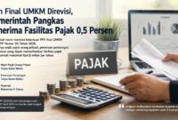Pemerintah resmi merevisi aturan PPh final UMKM melalui PP 20/2026. Skema pajak 0,5 persen kini hanya berlaku bagi wajib pajak orang pribadi, perseroan perorangan, dan koperasi, sebagai langkah mempertegas sasaran insentif perpajakan bagi pelaku usaha kecil.