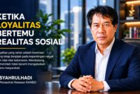 Loyalitas yang sehat adalah kesetiaan yang tetap berpijak pada kepentingan rakyat dan nilai-nilai kebenaran. Dukungan kepada pemerintah harus berjalan seiring dengan keberpihakan kepada suara masyarakat." — Syahrulhadi, Penasehat Relawan RAMBO. 