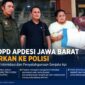 Ketua DPD APDESI Jawa Barat dilaporkan ke Polres Metro Bekasi terkait dugaan intimidasi, perusakan, dan penyalahgunaan senjata api. 